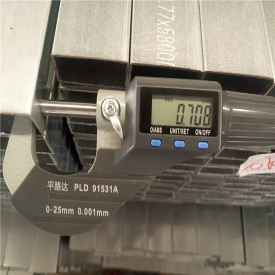 38*38 Galvanized Square Steel Pipe Gi Pipe Price