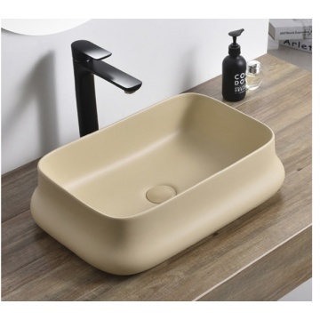 Top Quality Ceramic Matt Black Table Mounted Basin