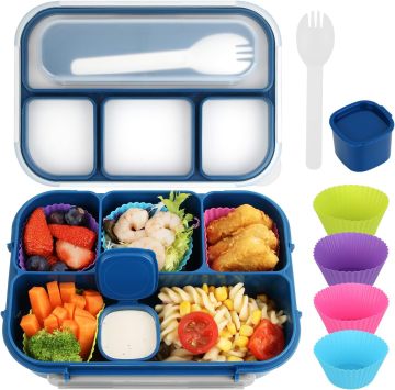 Large Capacity Bento Box: Ideal for Adult and Kids Lunch Containers