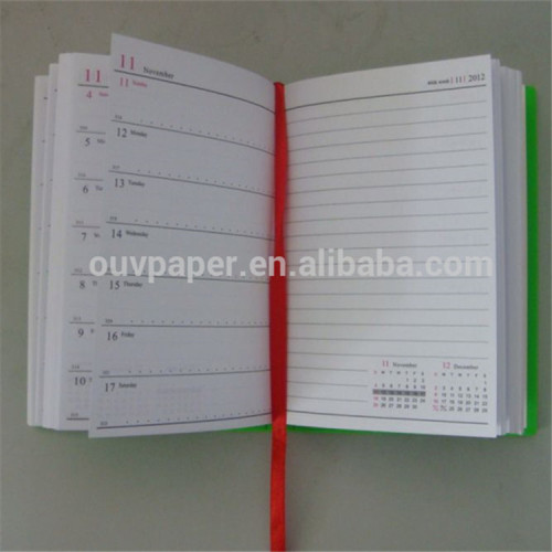 Soft silicone cover daily agenda organizer planner notebook