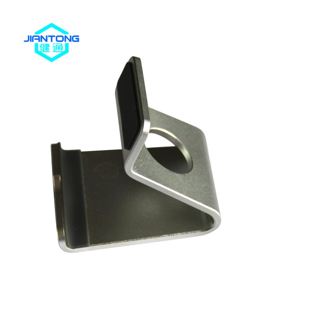 Flat fabricated aluminum metal bracket