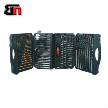 143pcs Drill bit set from china factory with high quality H.S.S material