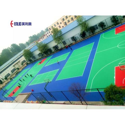 Outdoor Basketball Competition Court Tile