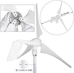Wholesale 400W Home Wind Turbine Wind Power Generation System