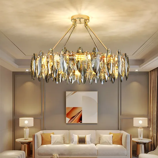 Modern Luxury Crystal LED Chandeliers: Illuminating Dining and Living Room Décor