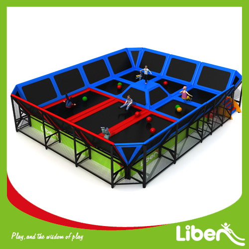 Kids indoor trampoline bed