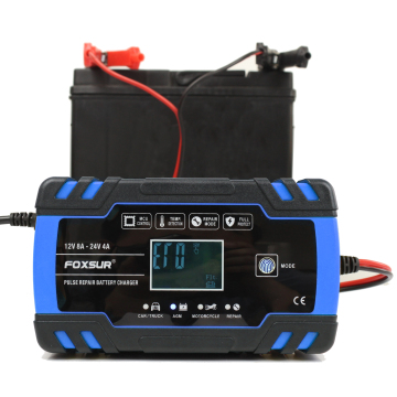FOXSUR 12v-24v 8A Automatic Battery Charger