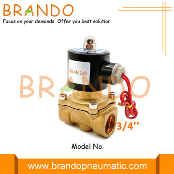 2W200-20 UW-20 3/4'' Semi Direct Brass Solenoid Valve