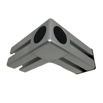2D 3D Aluminum Cube Connectors - 45mm Profile Tube Connectors (2 Way, 3 Way)