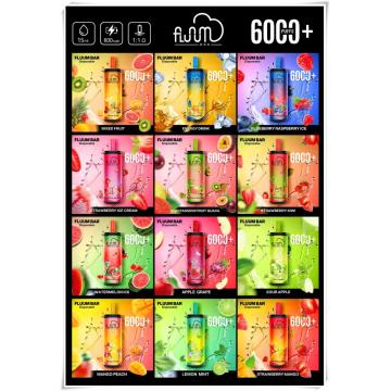 Fluum Bar 6000 퍼프 일회용 vape