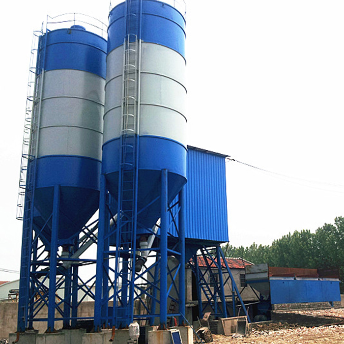 HZS35 bucket type concrete batching plant for sale