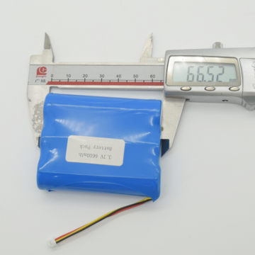 batterie rechargeable au lithium-ion 18650 3.7V 6600mAh