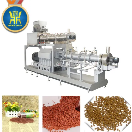 floating fish pellet processing extruder