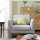 Ruang Tamu Couch Lounge 3 keping Linen Set Sofa