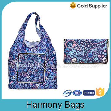 Customized beauty full printing foldable cheap shopping bag