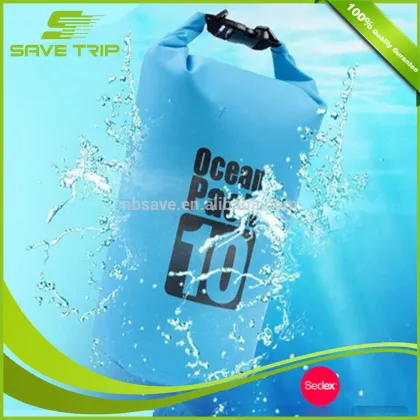 Free sample outdoor sport PVC waterproof swimming bag diving shoulder bag travel dry bags
