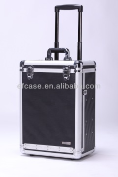 PROFESSIONAL ALUMINUM COSMETIC TROLLEY WITH DRAWERS