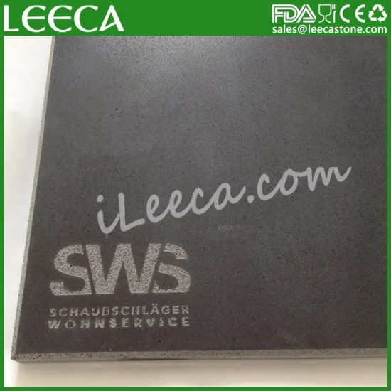 LEECA LTD/ lava grill engraved logo stone