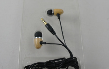 new style wood earphone small quantity order accepted low minimum order quantity