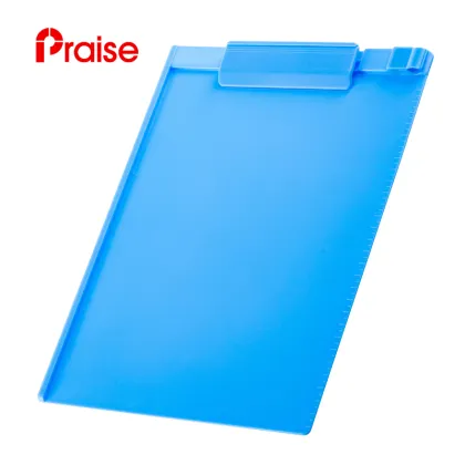 Letter Size Plastic Hard Clipboard with Pen Holder - Horizontal Medical Clipboard
