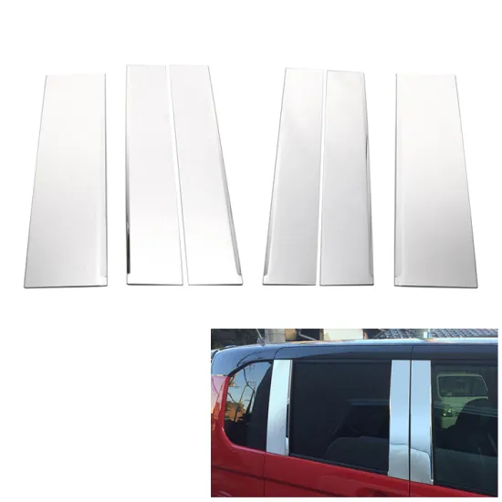 OEM ODM Chromed Car Exterior Accessories Window Pillar Cover for Honda Nbox/Nbox Custom 2017