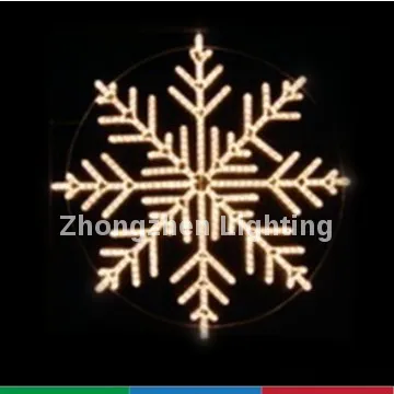 Christmas lights outdoor motif  hanging snowflake