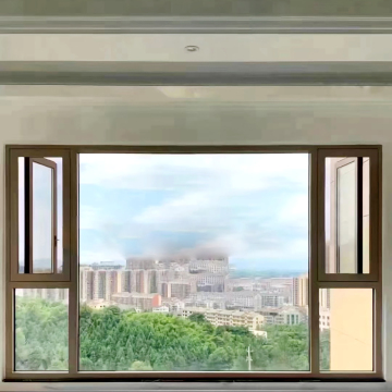 Customized Xinyi 5+20A+5mm Glass Casement Windows - High Wind Pressure Resistance Aluminum Frames