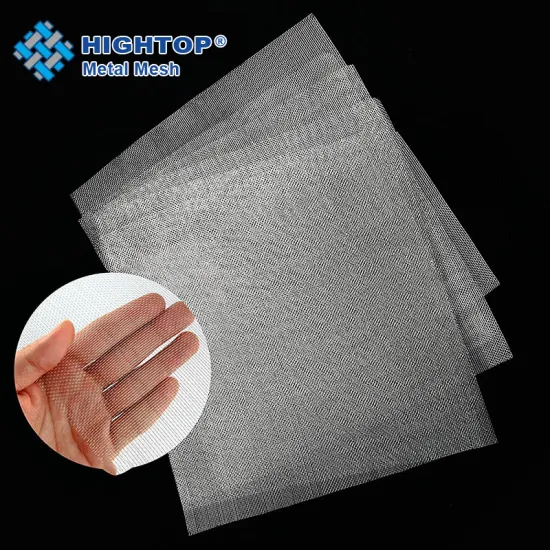 Ultra-Fine Titanium Woven Wire Mesh: 500, 400, 300, and 200 Micron Screen Netting Fabric