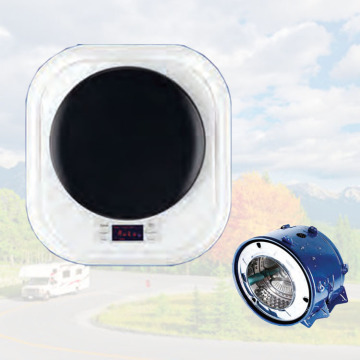 High Quality 220V RV Washer: White or Black Motorhome Washer with 2.5kg Spin Capacity