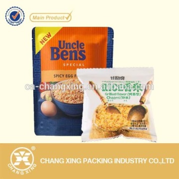 Sealed vacuum Frozen fish Bag in flow pack wrapper
