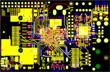 Layout da placa de circuito impresso