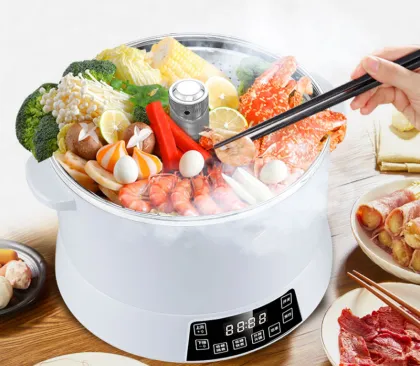 Multifunctional rice cooker Automatic lifting soup pot electric hot pot