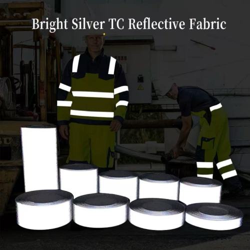 নিরাপত্তা পোশাকের জন্য উচ্চ-দৃশ্যমান TC প্রতিফলিত ফ্যাব্রিক