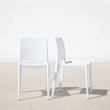 Wholesale Waterproof White Plastic Garden Chairs for Events