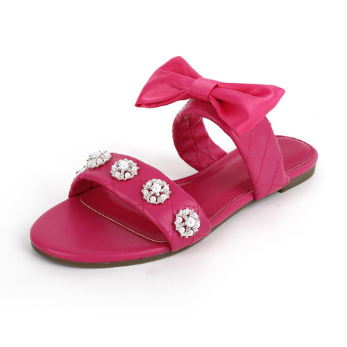 Elegant Bow Embellished Flats