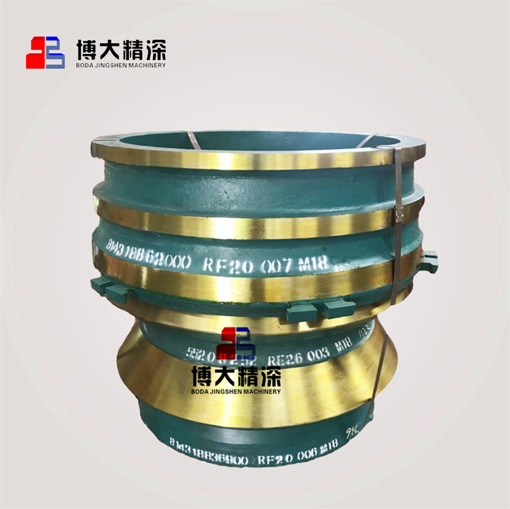 GP300 High Mangan Mining Craser Crusher Concave Mantle Bowl Lớp lót phụ tùng