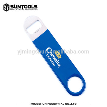 beer opener with plastic sleeve