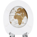 MDF Toilet Seat Soft Close in earth Patterns