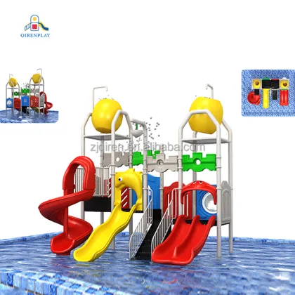 Commercial Outdoor Playground & Water Park Equipment for Children's Play Areas and Outdoor Swimming Pools