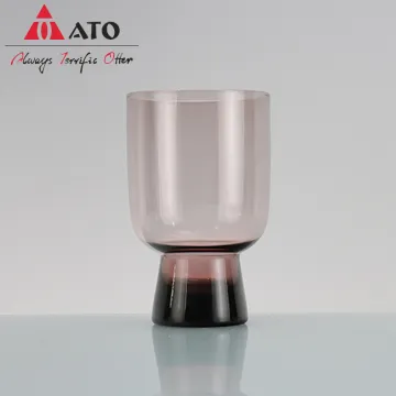 Customized Hotel Mugs Crystal Stemless Drinking Glass Cups