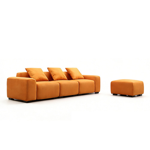 Sofa Fabrik Oren Moden untuk Pangsapuri Kecil