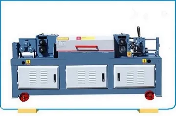 Steel wire straightener and cutter machine
