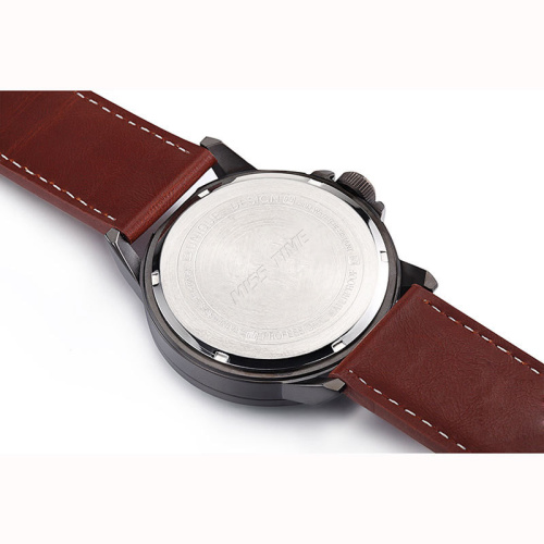 Customized logo leather watches wholesale