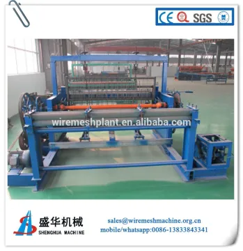 Fully automatic crimped wire mesh machine for 2-7mm