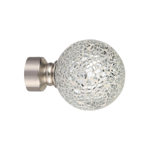 Mosaic ball finial Curtain Rod