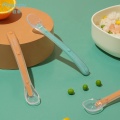 Chinese Manufacturing Company Mee Silicone Baby Spoon