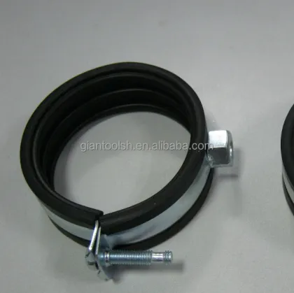 Hanging Split Pipe Clamp with Rubber Coated Pipe Clamps