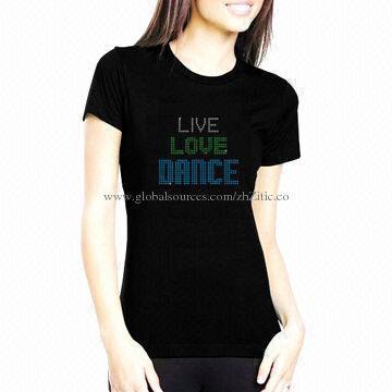 Live Love Dance 100% Cotton Custom Women's T-shirt