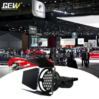 GEVV White Color LED Car Show Light 31*10w LED Car Exhibition Parade Light" 

However, if we aim for conciseness while retaining key information, "GEVV White LED Car Show Light 31*10w" could be a suitable title for a search engine.