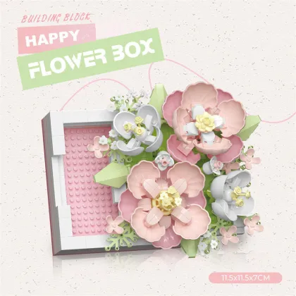 Wholesale DIY LEGO Rose Flower Toys for Kids - Mother's Day Gift Box